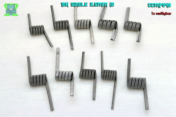 Boro Mix-Pack 2.5mm | 10x Single-Coil (CCMP048)