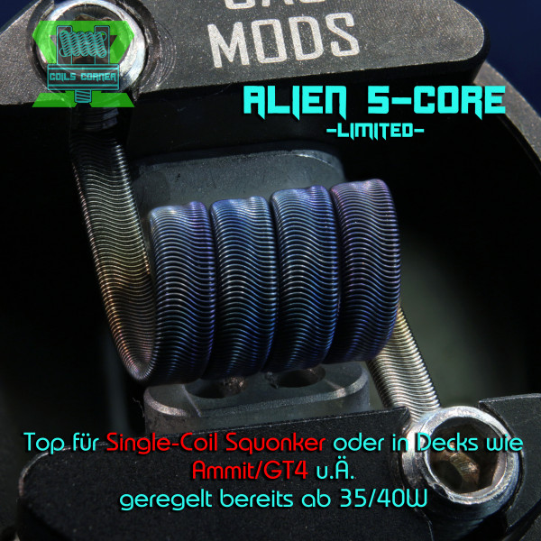 Alien (5-Core) -Limited- | 0.17Ω Single - 30/38GA